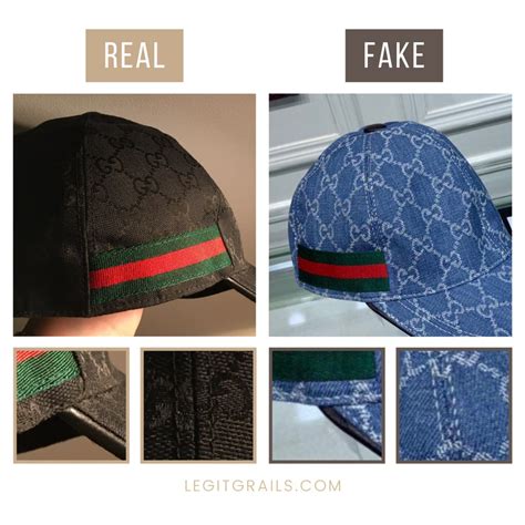 gucci cap original vs fake|gucci knockoff caps.